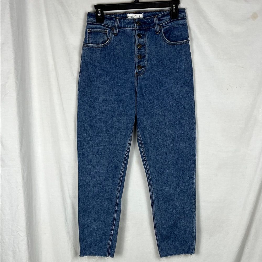 Abercrombie and Fitch The Mom High Rise Curve Love Jeans